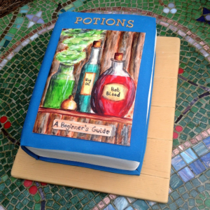 Potions Book Celebration cake